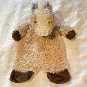 Baby Ganz Happy Hill Flat-A-Pat Horse 18" Plush Stuffed Animal Security Blanket